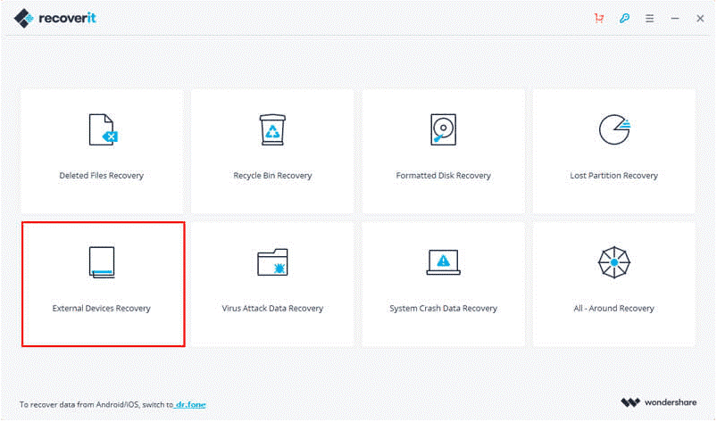 External Devices Recovery External Devices Recovery