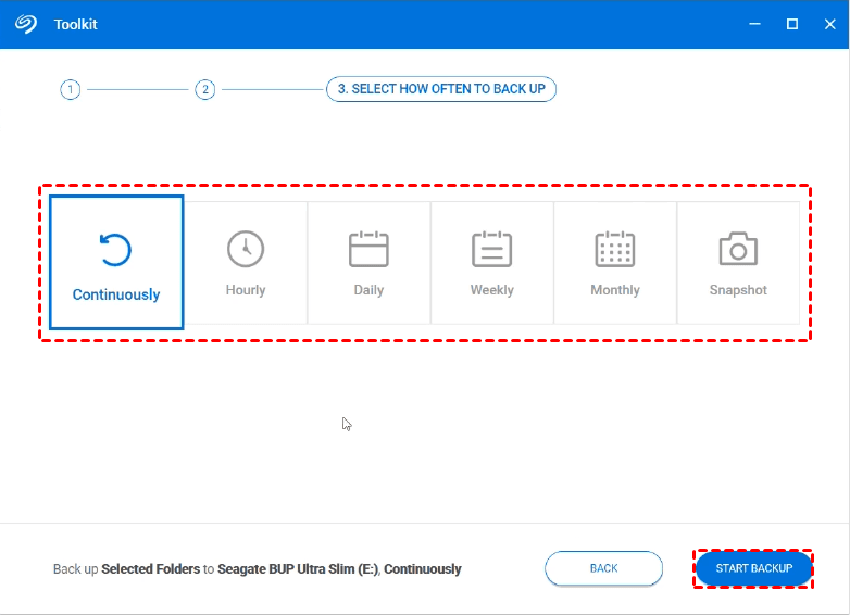 Schedule Options Schedule Options